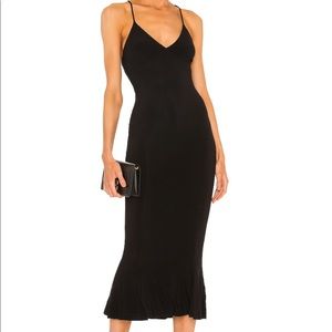 Norma Kamali x Revolve Fishtail slip dress